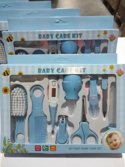 Set para Cuidado del Bebé 10 en 1 celeste