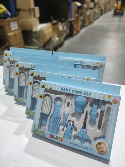 Set para Cuidado del Bebé 10 en 1 celeste