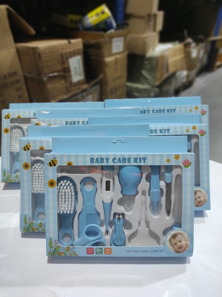Set para Cuidado del Bebé 10 en 1 celeste