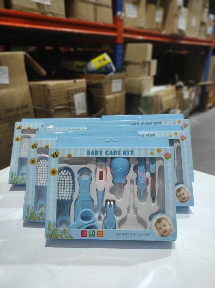 Set para Cuidado del Bebé 10 en 1 celeste