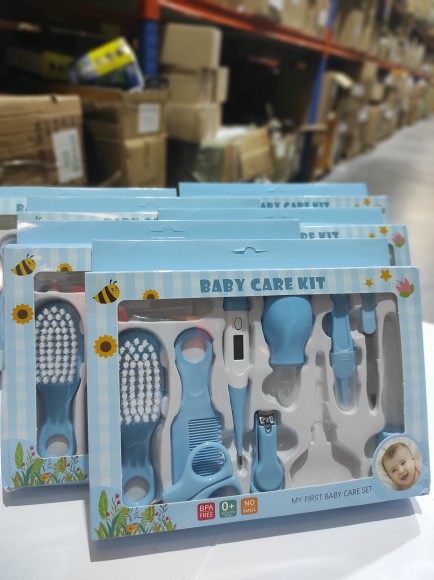 Set para Cuidado del Bebé 10 en 1 celeste
