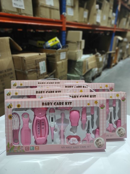 Set para Cuidado del Bebé 13 en 1 rosa