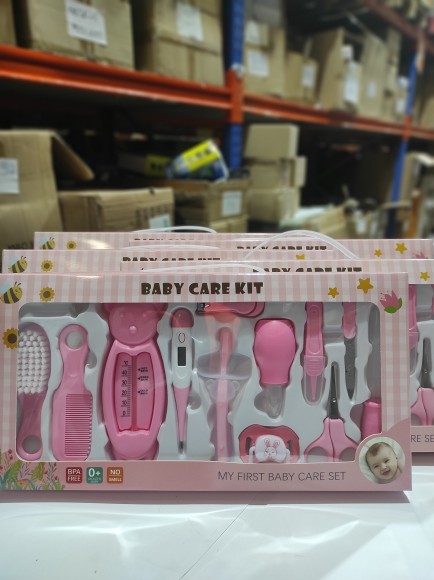 Set para Cuidado del Bebé 13 en 1 rosa