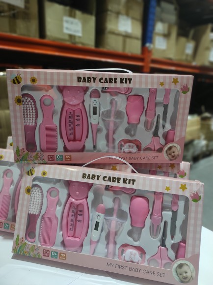 Set para Cuidado del Bebé 13 en 1 rosa