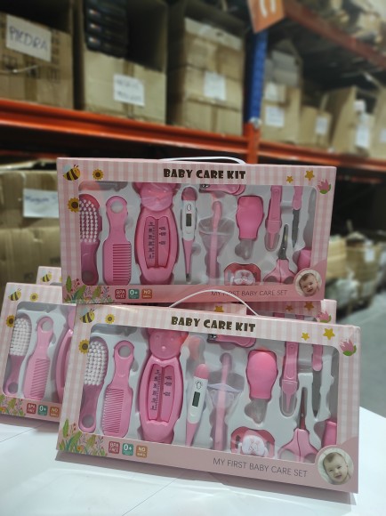 Set para Cuidado del Bebé 13 en 1 rosa