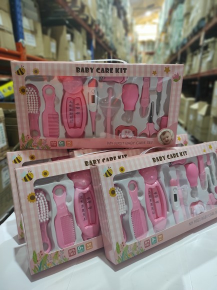 Set para Cuidado del Bebé 13 en 1 rosa