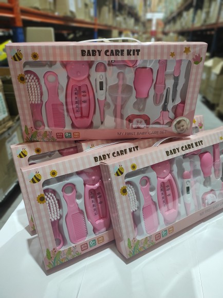 Set para Cuidado del Bebé 13 en 1 rosa