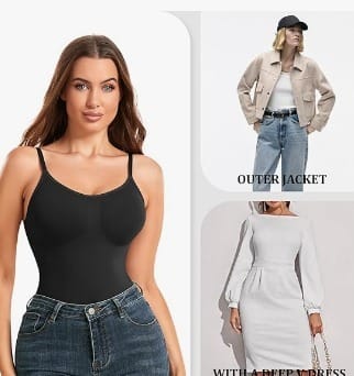 Body Reductor Mujer Negro XL/XXL