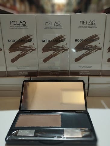 Tinte para el cabello para cubrir la raíz al instante marron oscuro