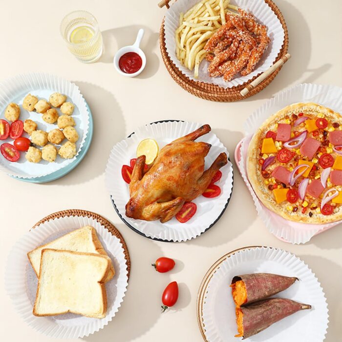 1692969769917-a77566fa054840c9af6cbec55bc8fd99-goods.jpeg papel desechable para freidora de aire, papel antiadherente para hornear