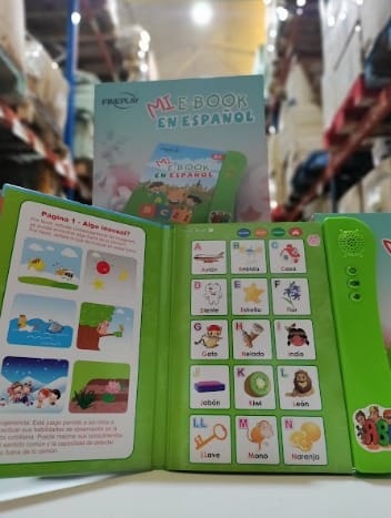 Libro de sonido de aprendizaje en español