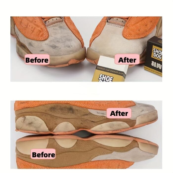 285bc615-8589-4c1e-bc72-139d0cc26fa3.jpg 1pc TPE Sneaker Cleaning Eraser - Powerful Decontamination for Shoes & Boots, No Water Needed, Leather Care Essential, Perfect for Back to School Supplies, Shoe Care | Modern Shoe Design | Flexible Cleaning Tool, Shoe Brush