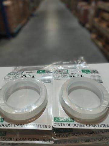 Cinta doble cara extrafuerte nanotech 2,4cm x 2m