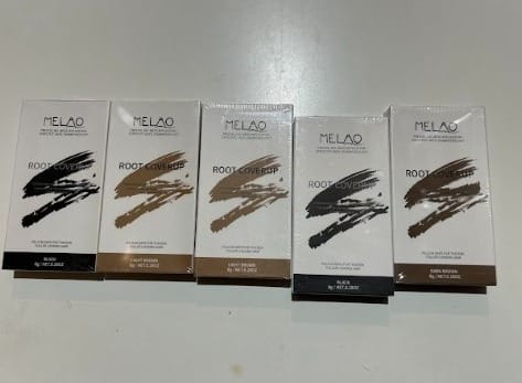 Tinte para el cabello para cubrir la raíz al instante marron oscuro