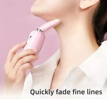 Masajeador de Estiramiento Facial para el Cuello Rosa