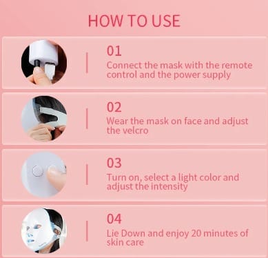 Mascarilla LED de terapia