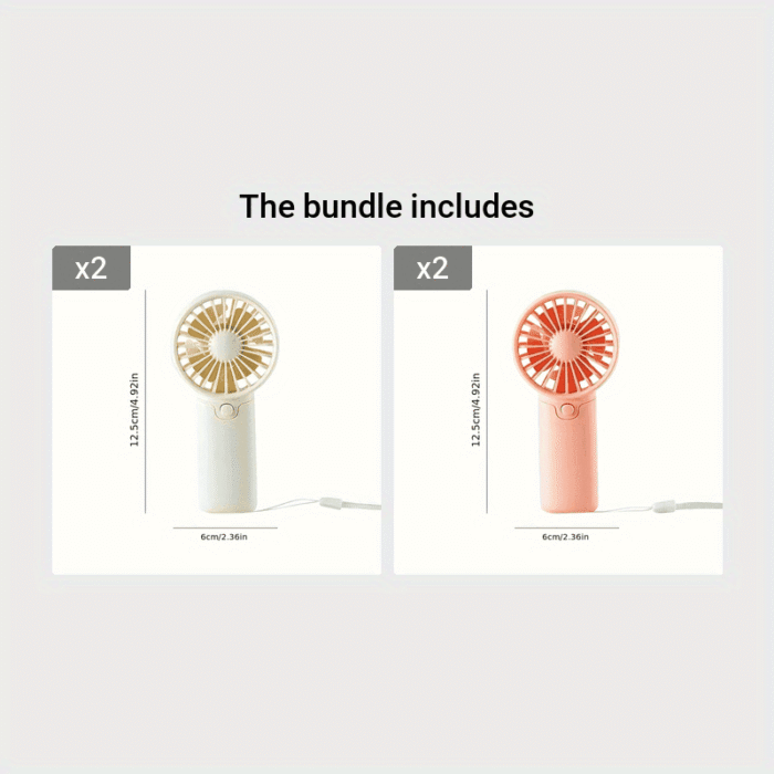 38e7bba1-a4db-49dc-9247-dae72e1c36ce.png Battery Operated Mini Portable Fan, Lightweight Handheld Fan - Ideal for Office, Outdoor, Traveling and Camping - Stay Cool Anytime, Anywhere! (Requires AAA batteries, not included)