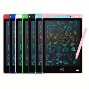 Tableta de escritura LCD para niños y niñas, tablero de dibujo con grafiti colorido, tablero de escritura