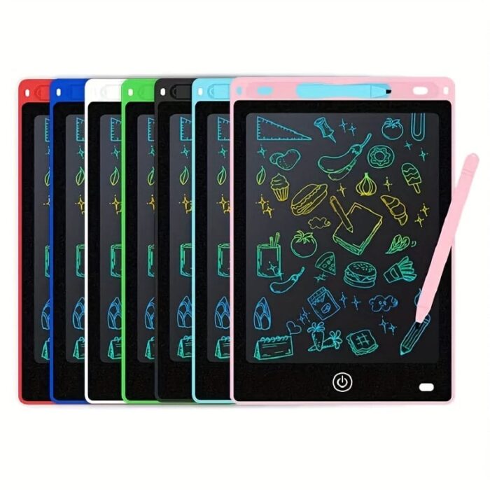 Tableta de escritura LCD para niños y niñas, tablero de dibujo con grafiti colorido, tablero de escritura