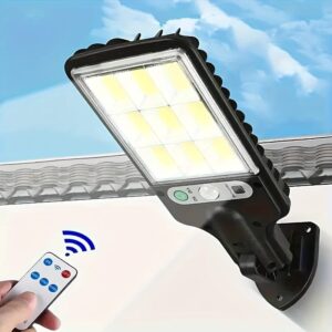 Aplique LED de pared para exteriores con energía solar de 2200 W