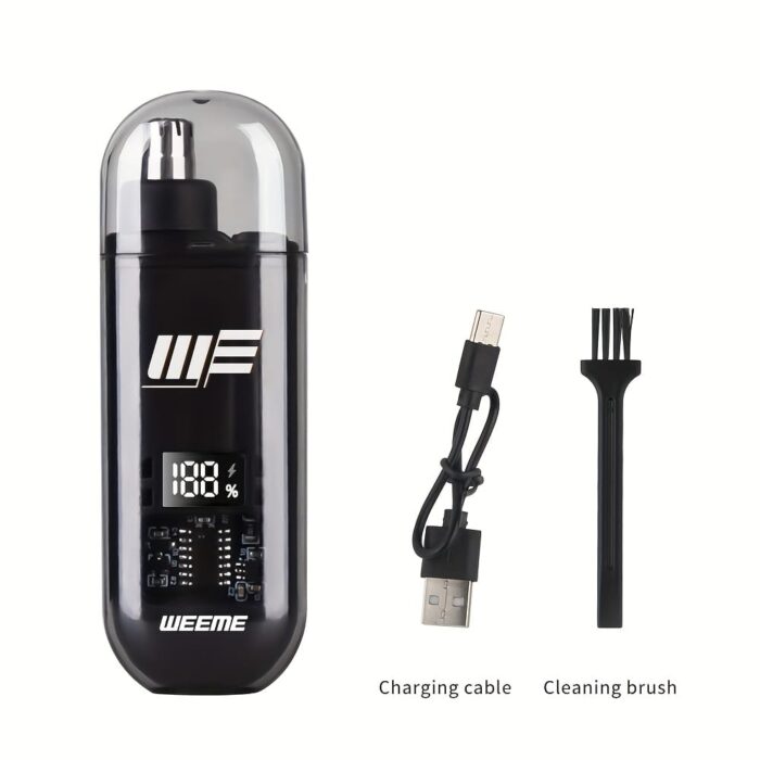 Weeme'S Exquisite Lifestyle Begins with Details. Choose from Orange, Green, Or Black, This USB Rechargeable Men'S Ear And Nose Trimmer Features an LCD Display for Perfect Trimming Every Time, Ideal for Valentine'S Day, Spring Festival, And Lunar New Year.
