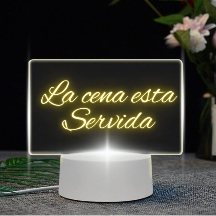 61GRFNVAUVL._AC_SL1400__1739536369 Lampara personalizada para escribir forma rectangular