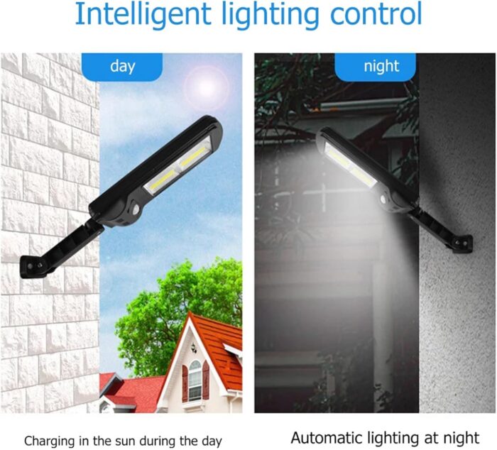 Luz solar LED con mando y sensor de movimiento FA-120B