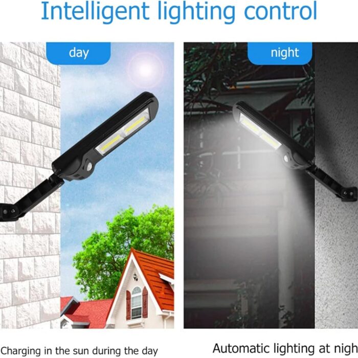 Luz solar LED con mando y sensor de movimiento FA-120B