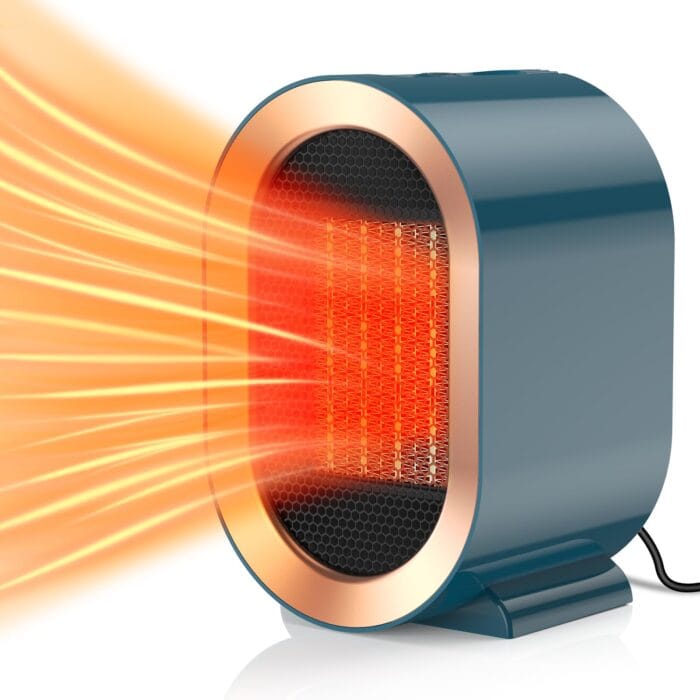 Version 1.0.0 Calefactor de cerámica PTC de 1200 W azul