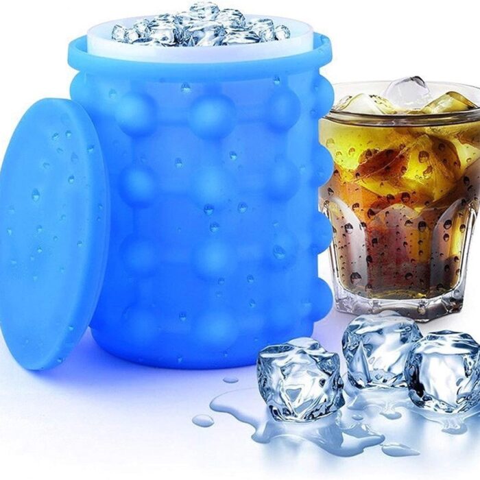 Molde de silicona para hacer cubitos de hielo