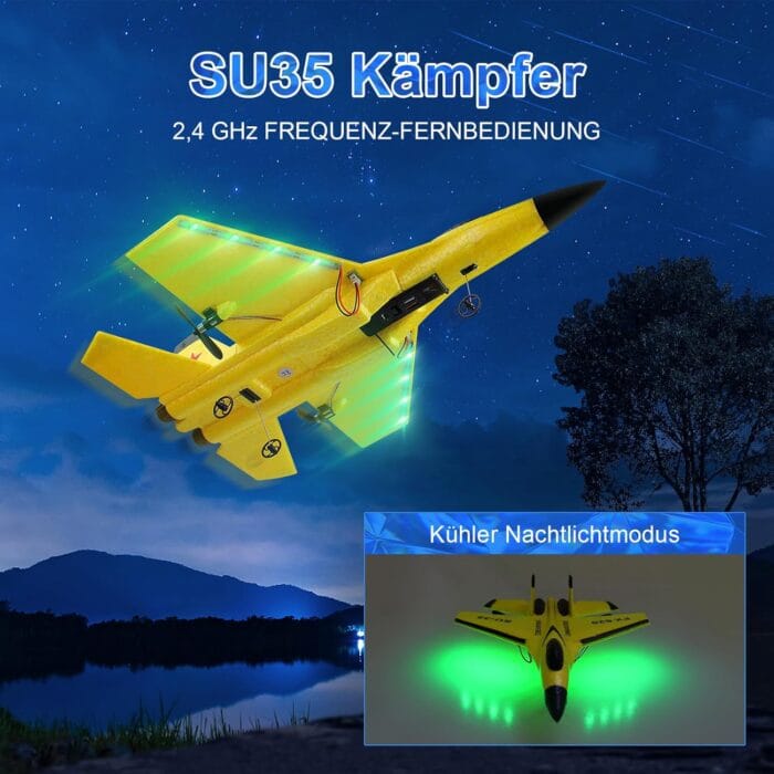 Avion teledirigido (3 colores)