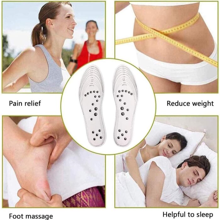 Plantillas de masaje magnético de acupresión unisex