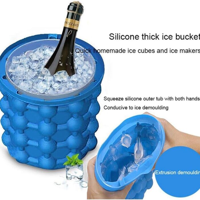 Molde de silicona para hacer cubitos de hielo