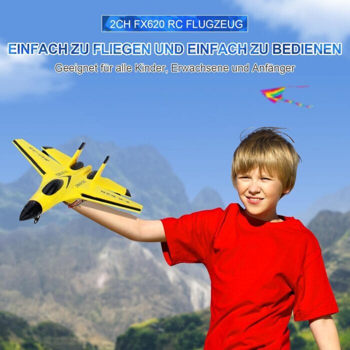 Avion teledirigido (3 colores)