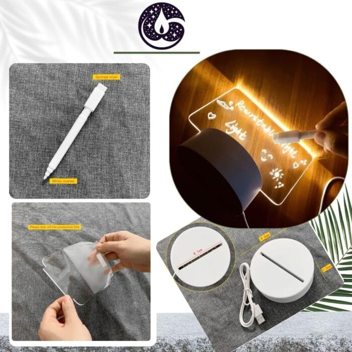 71iWThN5aHL._AC_SL1080__1739536369 Lampara personalizada para escribir forma rectangular