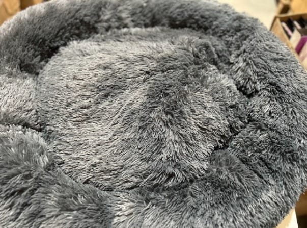 Cama Perro Grande Gris Oscuro 90 cm