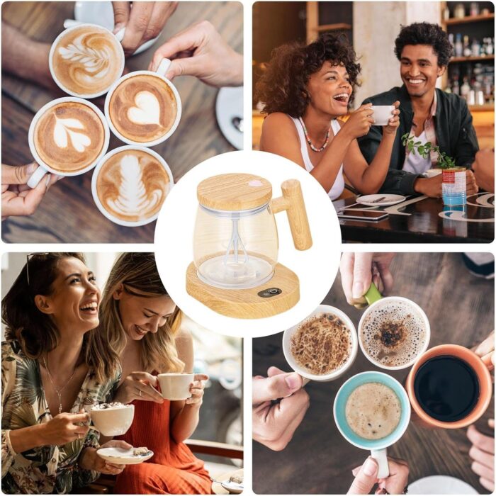 Taza de café agitadora de 400 ml