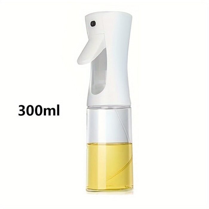 834259783e024aaaa0783ba9dde6ea4a-goods.jpeg 300ml Multi-Use Oil Spray Bottle - Transparent PET with Black Trigger Nozzle, Ideal for Cooking, BBQ & Baking - Easy-Level Indicator, Outdoor Safe, Oil Sprayer Bottle for Cooking