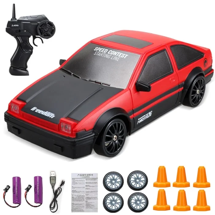 A0565a526f2674c8b8908f10c1a8bdf4f9-2.webp Coche teledirigido drift 1:24 GTR Coche RC drift 4x4