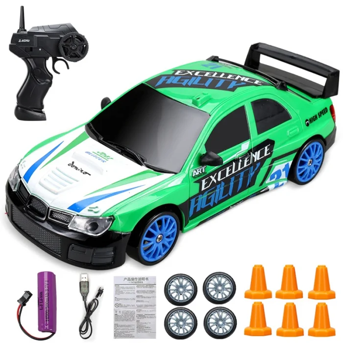 Aecdcad68887541dabc3277880acaad46v-2.webp Coche teledirigido drift 1:24 GTR Coche RC drift 4x4