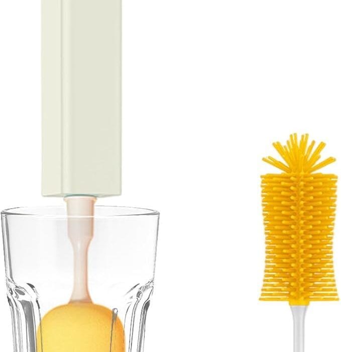Cepillo limpiador de botellas automático ( dos colores )