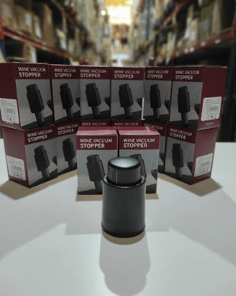 Tapón de botella de vino al vacío