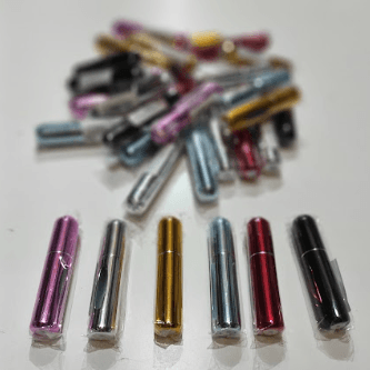 Pack 3 atomizador recargable perfume 5ml (color surtido)