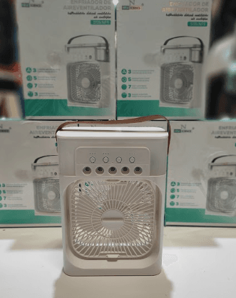 Ventilador humidificador de nebulización blanco