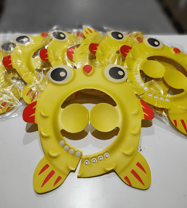 Gorros de ducha de dibujos animados para bebé