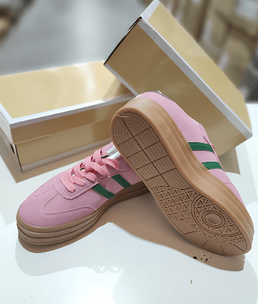 Calzado deportivo R213 rosa filo verde 41