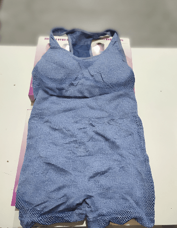 Conjunto deportivo mujer 2pcs azul  talla unica