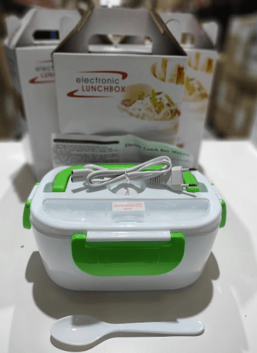 Fiambrera Electrica 40w verde con enchufe casa