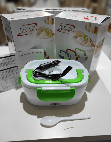 Fiambrera Electrica 40w verde enchufe de coche