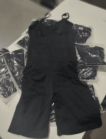 Body sin costuras para mujer negro L/XL